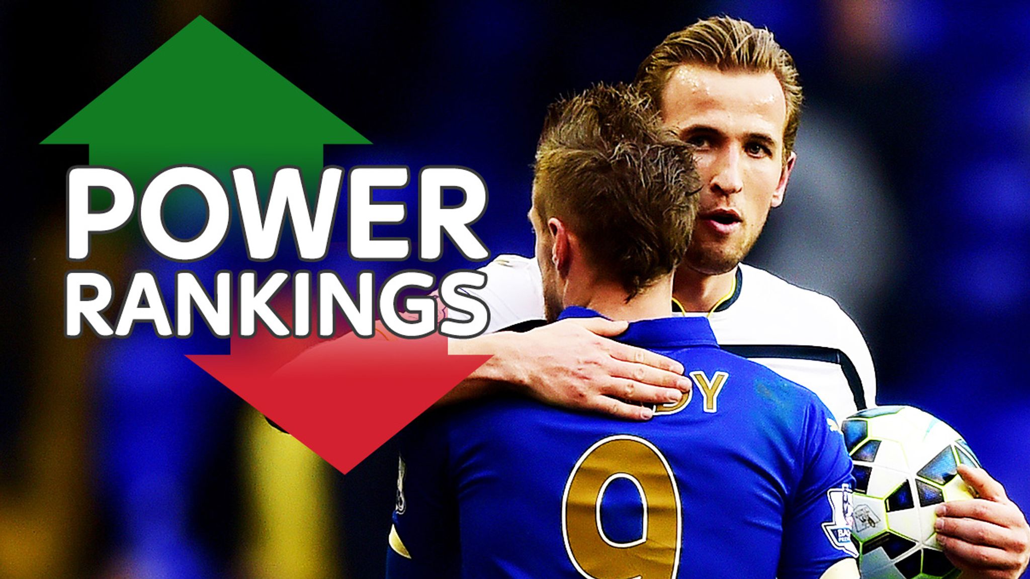 Harry Kane and Jamie Vardy top the Sky Sports Power Rankings Football