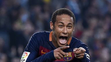 Barcelona's Brazilian forward Neymar has enjoyed a wonderful year