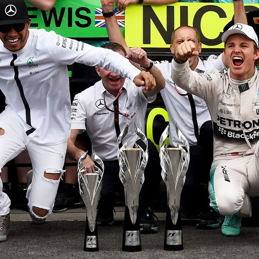 Hamilton's cheeky Rosberg dig
