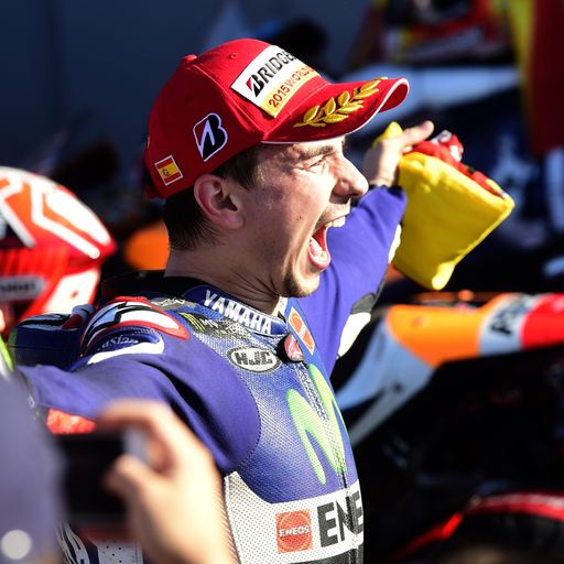 Lorenzo wins third MotoGP crown