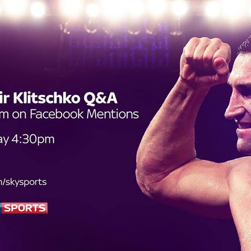Klitschko Facebook Q&A