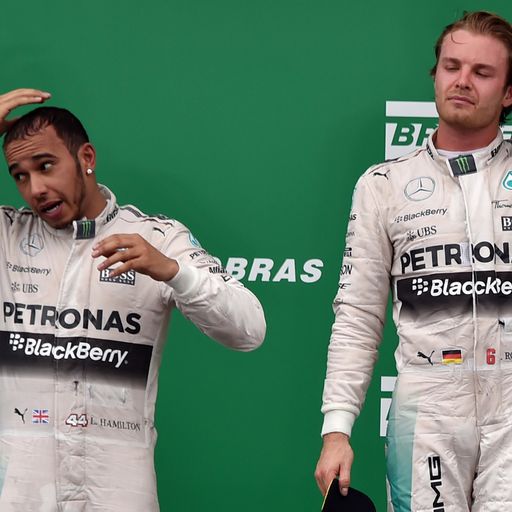 Hamilton & Rosberg clash on strategy