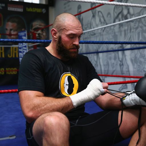 Fury in gloves row