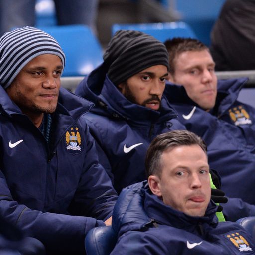 Kompany benched by City