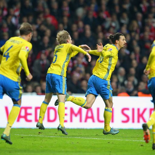 Zlatan sends Sweden to Euros