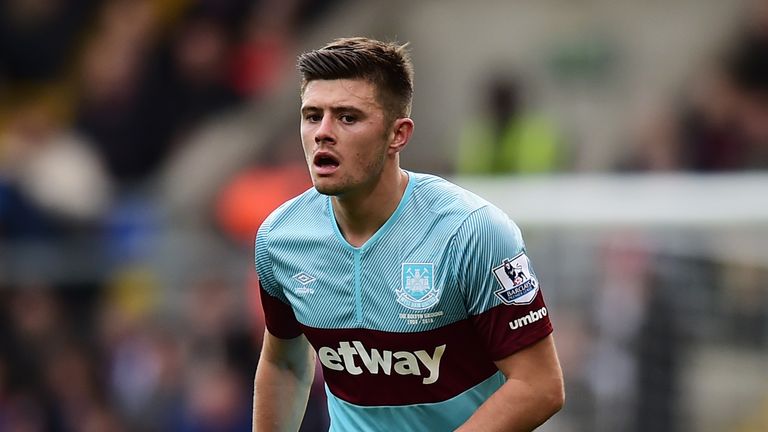Aaron Cresswell of West Ham United in action