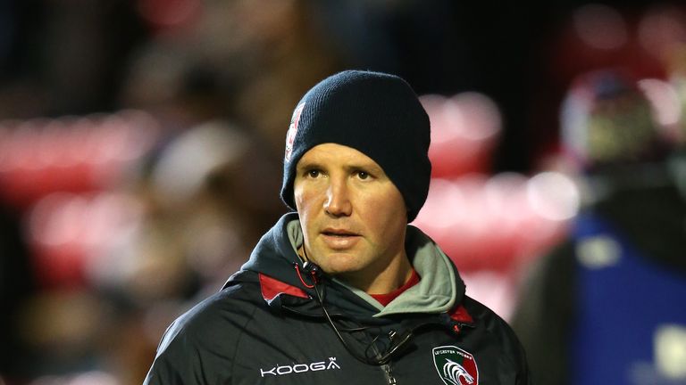 Aaron Mauger, the Leicester head coach