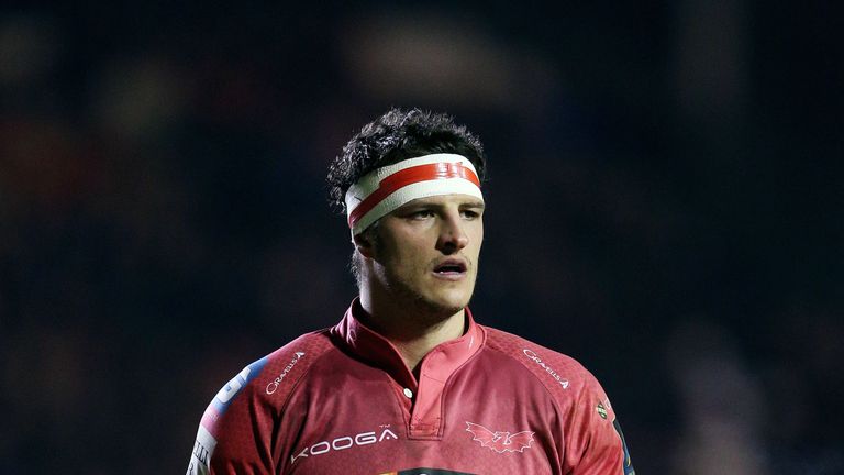 Scarlets Aaron Shingler during the European Champions Cup.