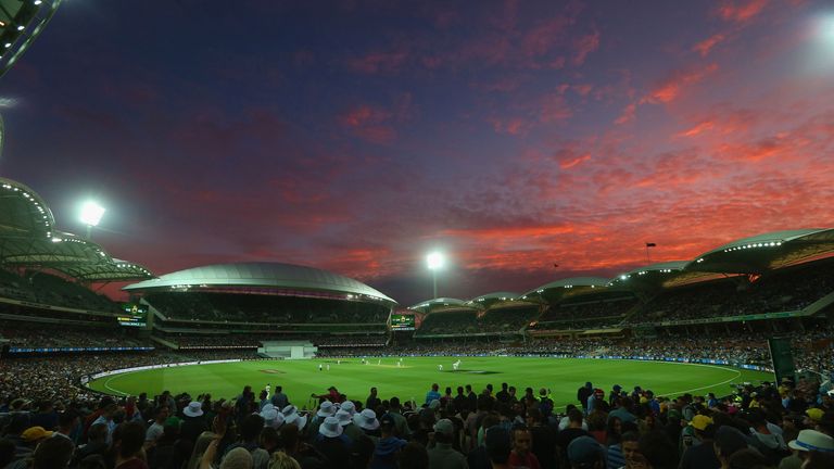 The first day-night Test, in Adelaide, drew a crowd of 47,441
