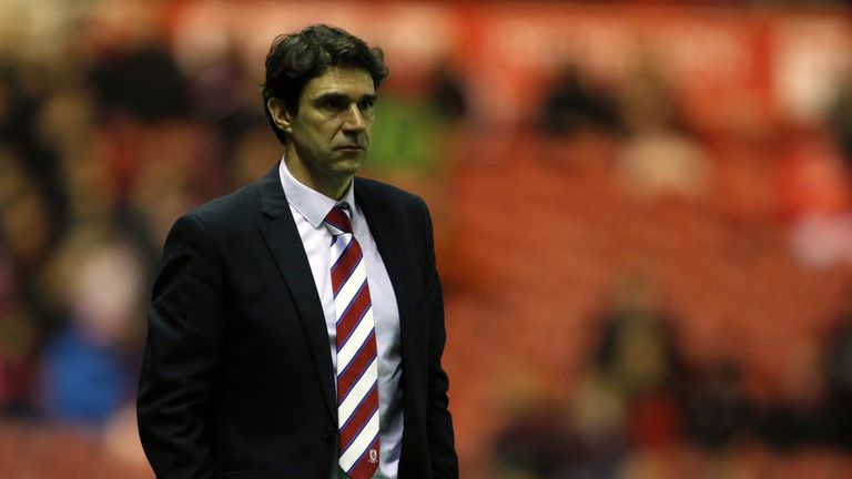 Middlesbrough manager Aitor Karanka during the Sky Bet Championship match against QPR at the Riverside Stadium
