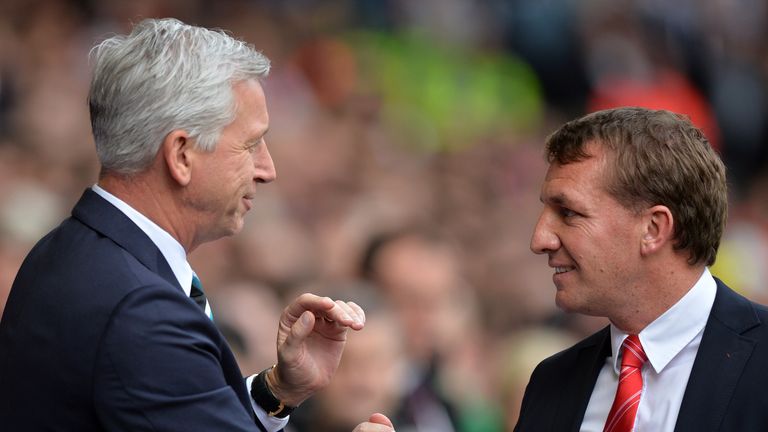 Crystal Palace manager Alan Pardew felt Liverpool would have finished in the top four under Brendan Rodgers this season