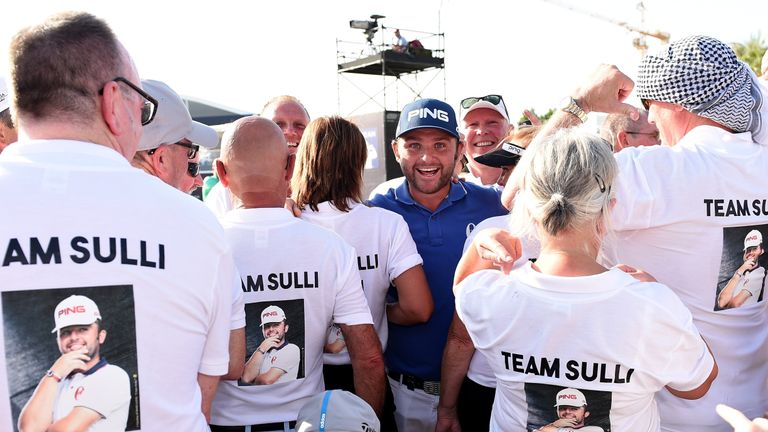 Andy Sullivan was roared on by his fan club as he also opened with a 66