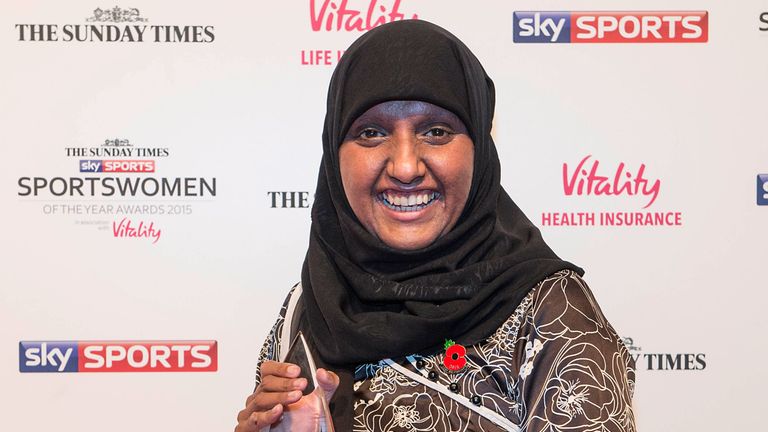 Zaidi won the 2015 Helen Rollason Award for Inspiration