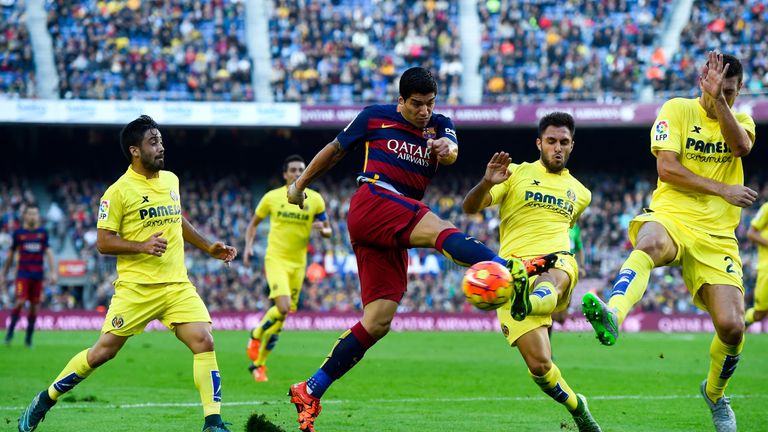 Luis Suarez, Barcelona v Villarreal, La Liga