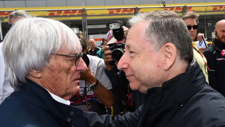 Bernie Ecclestone and Jean Todt