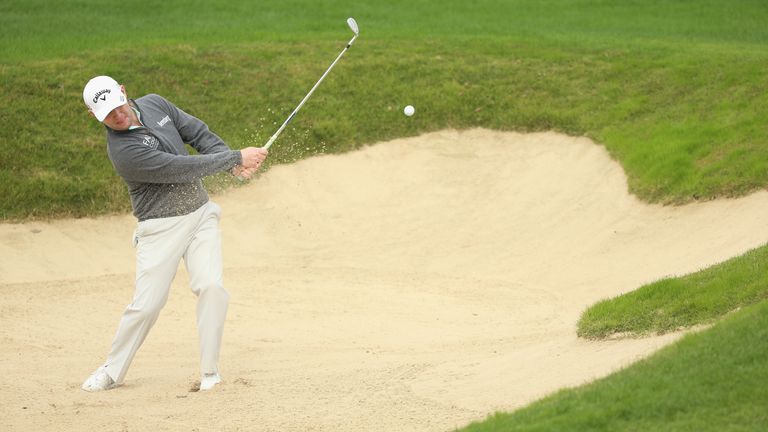 SHANGHAI, CHINA - NOVEMBER 11:  Branden Grace of South Africa in action during the Pro Am event prior to the start of the BMW Masters at Lake Malaren Golf 