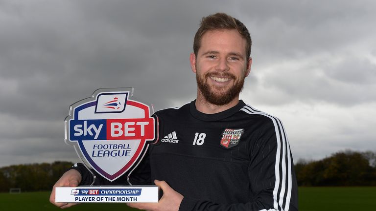 Brentford's Alan Judge - Sky Bet Championship player of the month for October