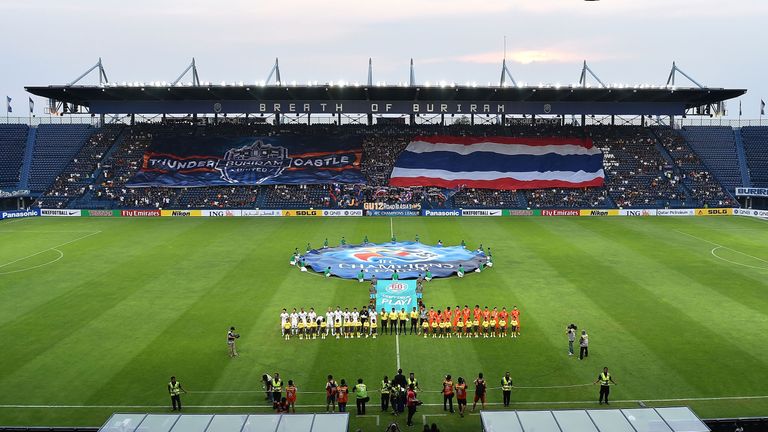 Buriram United's 'Thunder Castle' stadium seats 32,600 fans