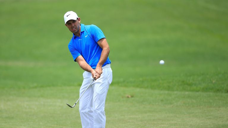 Charl Schwartzel during the final round of the Alfred Dunhill Championship at Leopard Creek