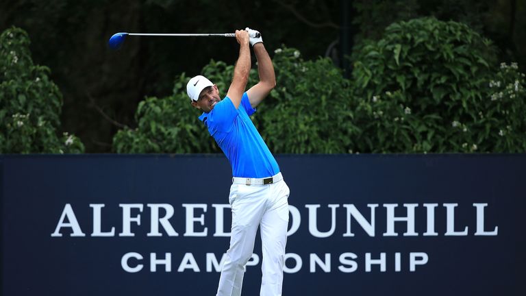 Charl Schwartzel during the final round of the Alfred Dunhill Championship at Leopard Creek