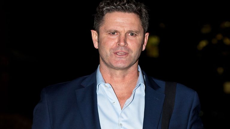 Chris Cairns arrives at Southwark Crown Court  