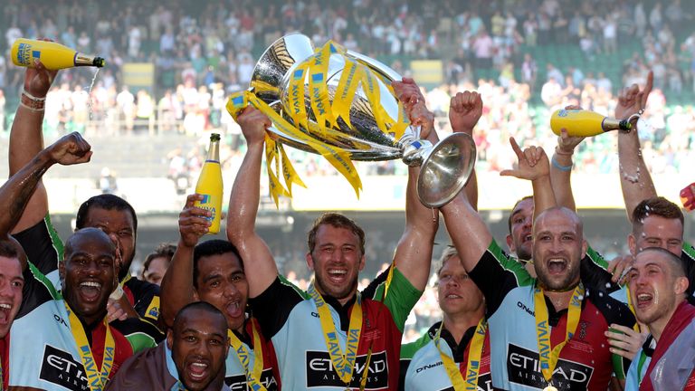 Robshaw captained Quins to Premiership glory in 2012