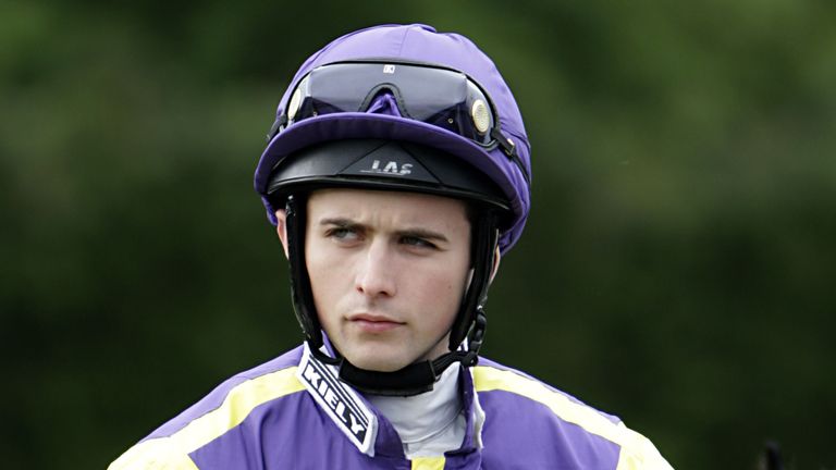 Jockey Darren Egan at Nottingham Racecourse.