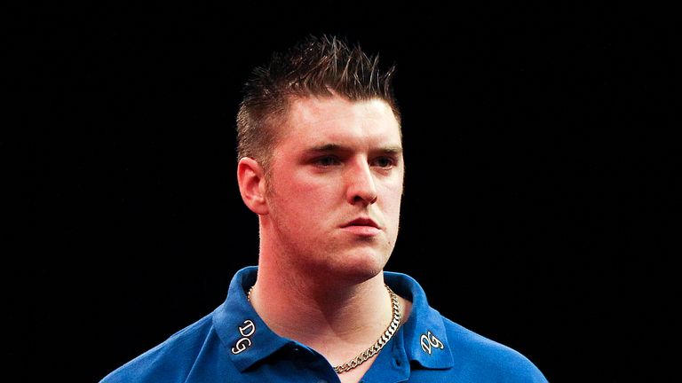 LONDON, ENGLAND - DECEMBER 21: Daryl Gurney of Northern Ireland celebrates during his second round match on day eight of the 2013 Ladbrokes.com World Darts