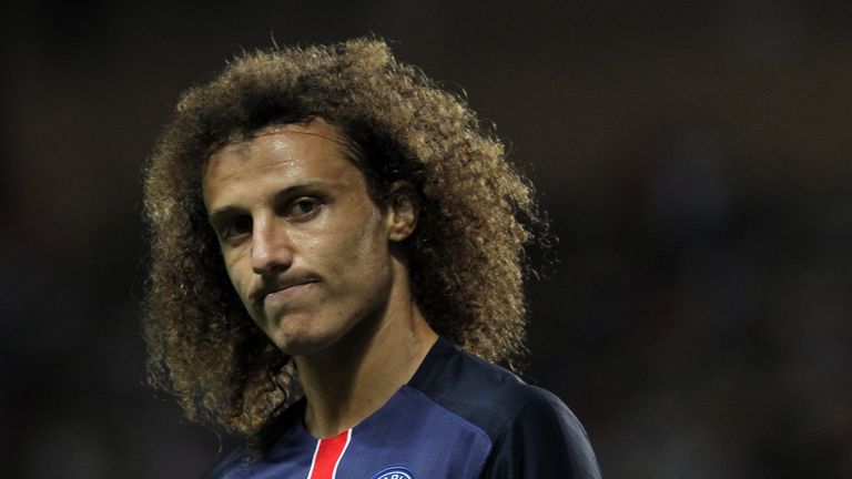 Paris Saint-Germain's defender David Luiz