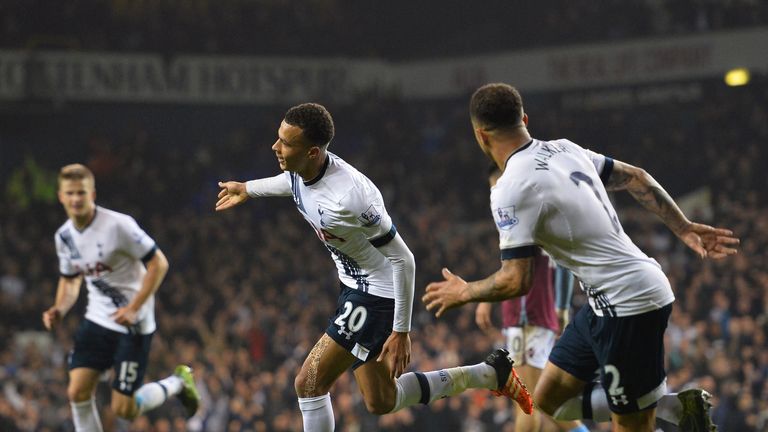 Dele Alli celebrates