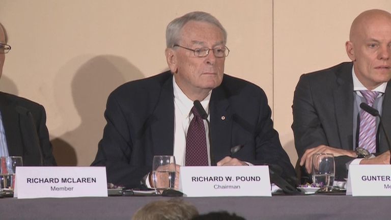 Dick Pound hopes the independent WADA report encourages other whistleblowers to come forward