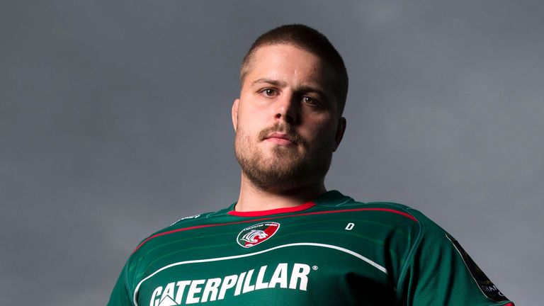 Ed Slater, Leicester Tigers during the European Rugby Launch at Twickenham Stoop, London.