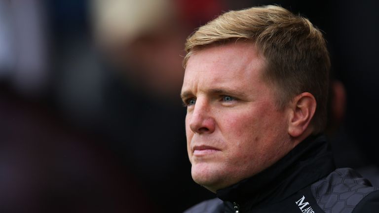 Eddie Howe: Believes his side should have been given a penalty