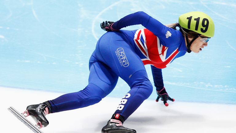 Elise Christie has questioned her career on the ice