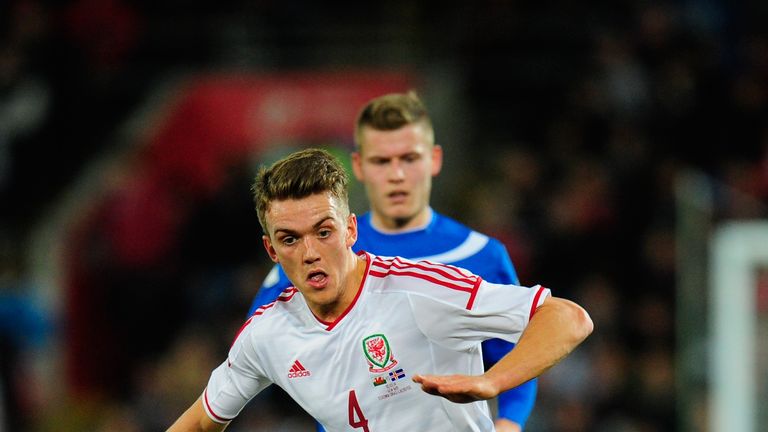 CARDIFF, WALES - MARCH 05:  Wales player Emyr Huws in action during the International Friendly between Wales and Iceland at Cardiff City stadium on March 5