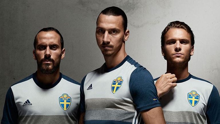 Sweden away kit Euro 2016