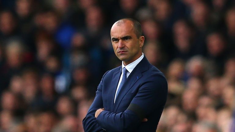 Everton manager Roberto Martinez