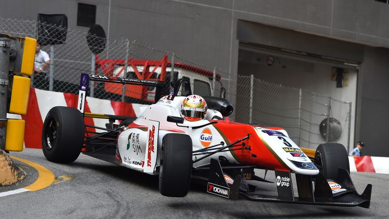 Lance Stroll in action in Macau