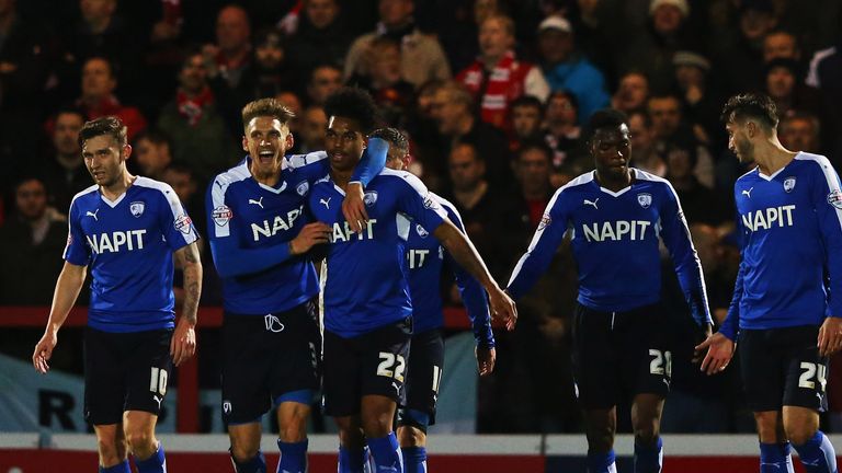  Rai Simons in action for Chesterfield
