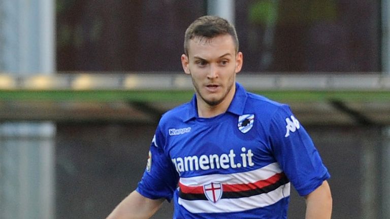 Fornasier signed for Sampdoria after being released by Manchester United