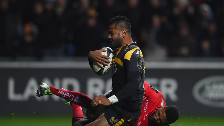 Frank Halai continued his fine European form against Toulon, scoring a try in his side's bonus-point win