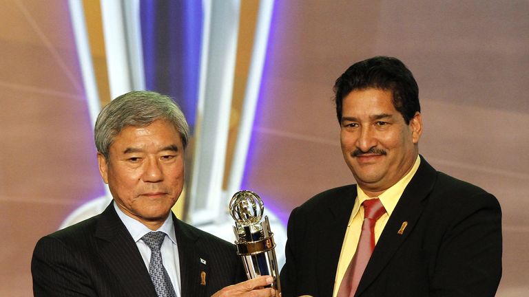 Nepal's government is investigating Thapa (right) after he was accused of embezzling around £4m