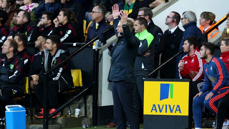 Garry Monk felt Swansea lost concentration at a crucial time in their defeat at Norwich City