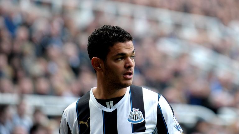 Hatem Ben Arfa of Newcastle looks out during the  match between Newcastle United and Crystal Palace at St. James' Park on March 22, 2014