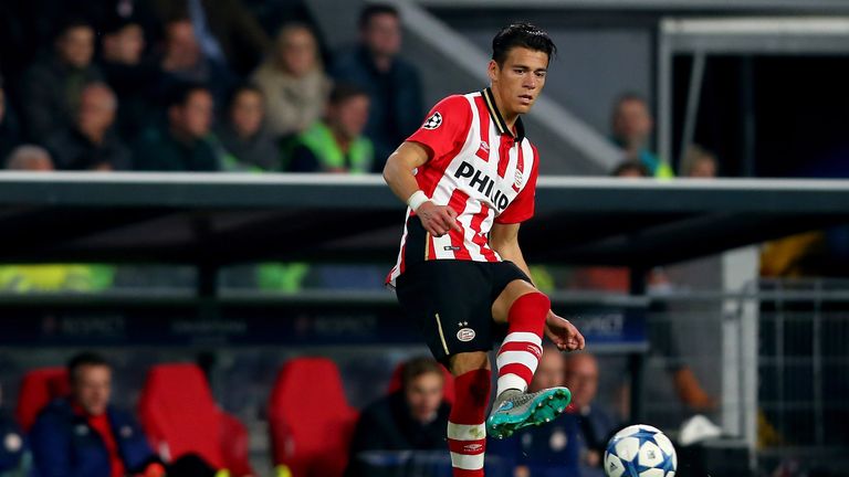 Hector Moreno will 'hopefully' not be booed, says PSV boss Phillip Cocu