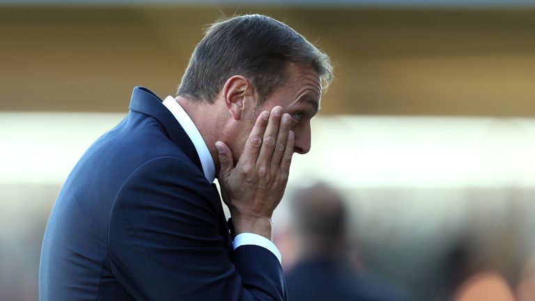 Leyton Orient manager Ian Hendon 