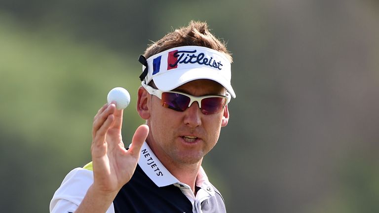 Ian Poulter fired a flawless 66 to earn a share of the first round lead