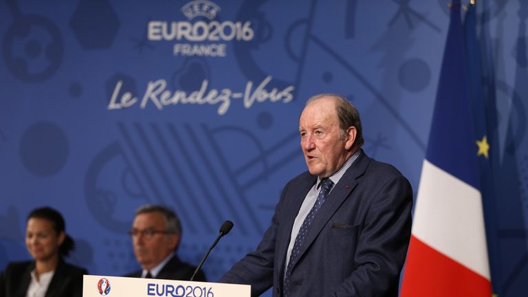 Euro 2016 President Jacques Lambert speaks