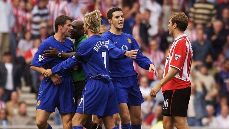 Roy Keane was sent off after a challenge on Jason McAteer in 2002 - but is softer than you think according to  McAteer