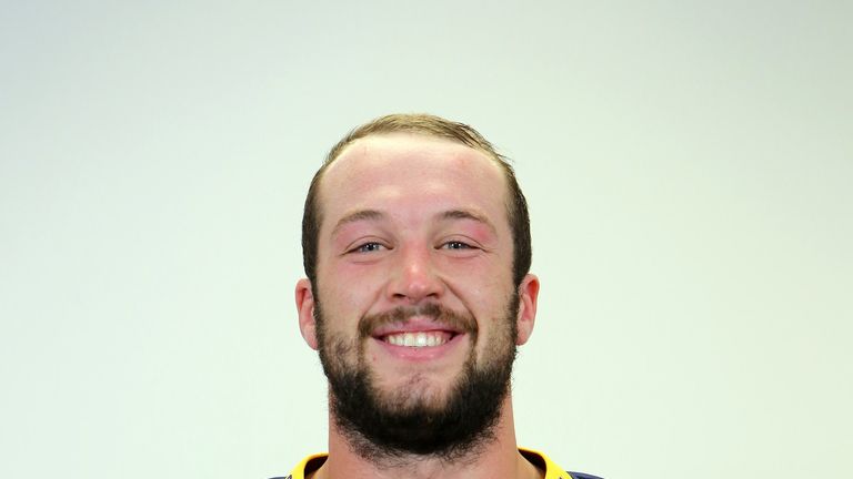DUNEDIN, NEW ZEALAND - DECEMBER 02:  Joe Latta poses during a Highlanders Super Rugby headshots session on December 2, 2014 in Dunedin, New Zealand.  (Phot
